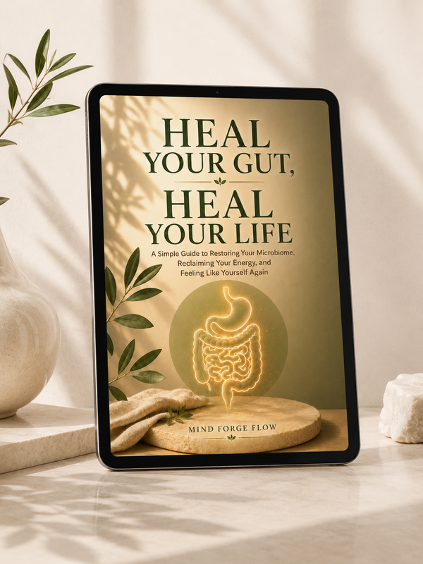 Heal Your Gut, Heal Your Life Ebook and Bonus Workbook Mind Forge Flow